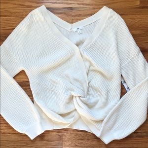 White light sweater, never worn!
